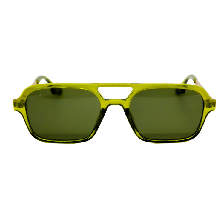 Yucca Tree | Olive & Sage Green Lens & Aviator Shape Frame Shop Wavey 